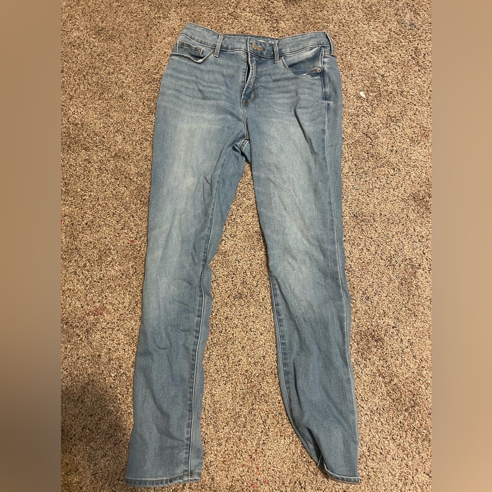 Old Navy Light Wash Skinny Jeans Size 8